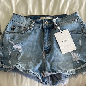 blue jean shorts NWT
